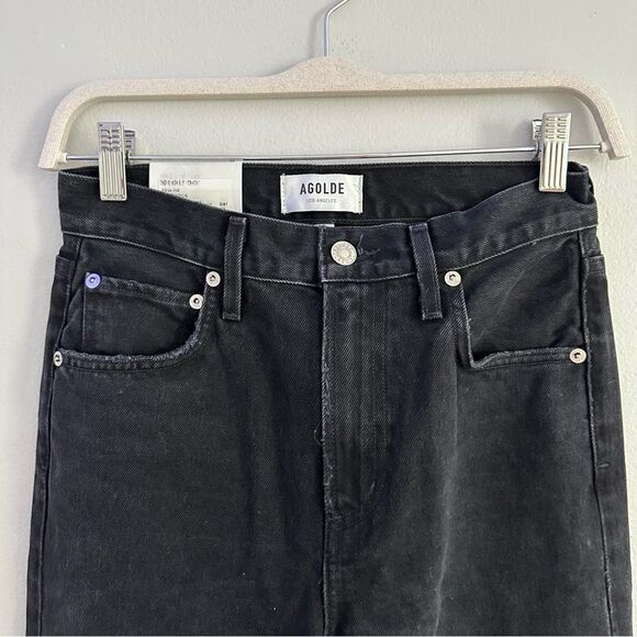 AGOLDE Cherie High Rise Straight in Distortion - Picture 4 of 11